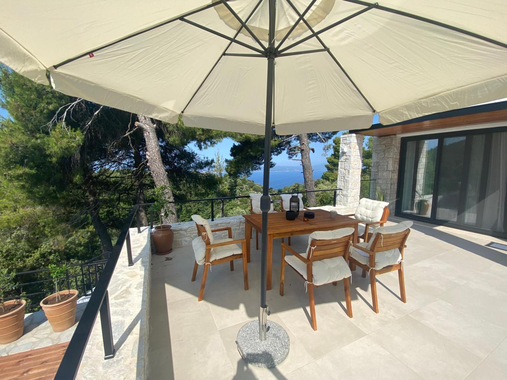Allure Luxury Villas 3&4 Serenity Retreat Moni Evaggelistrias Exterior photo