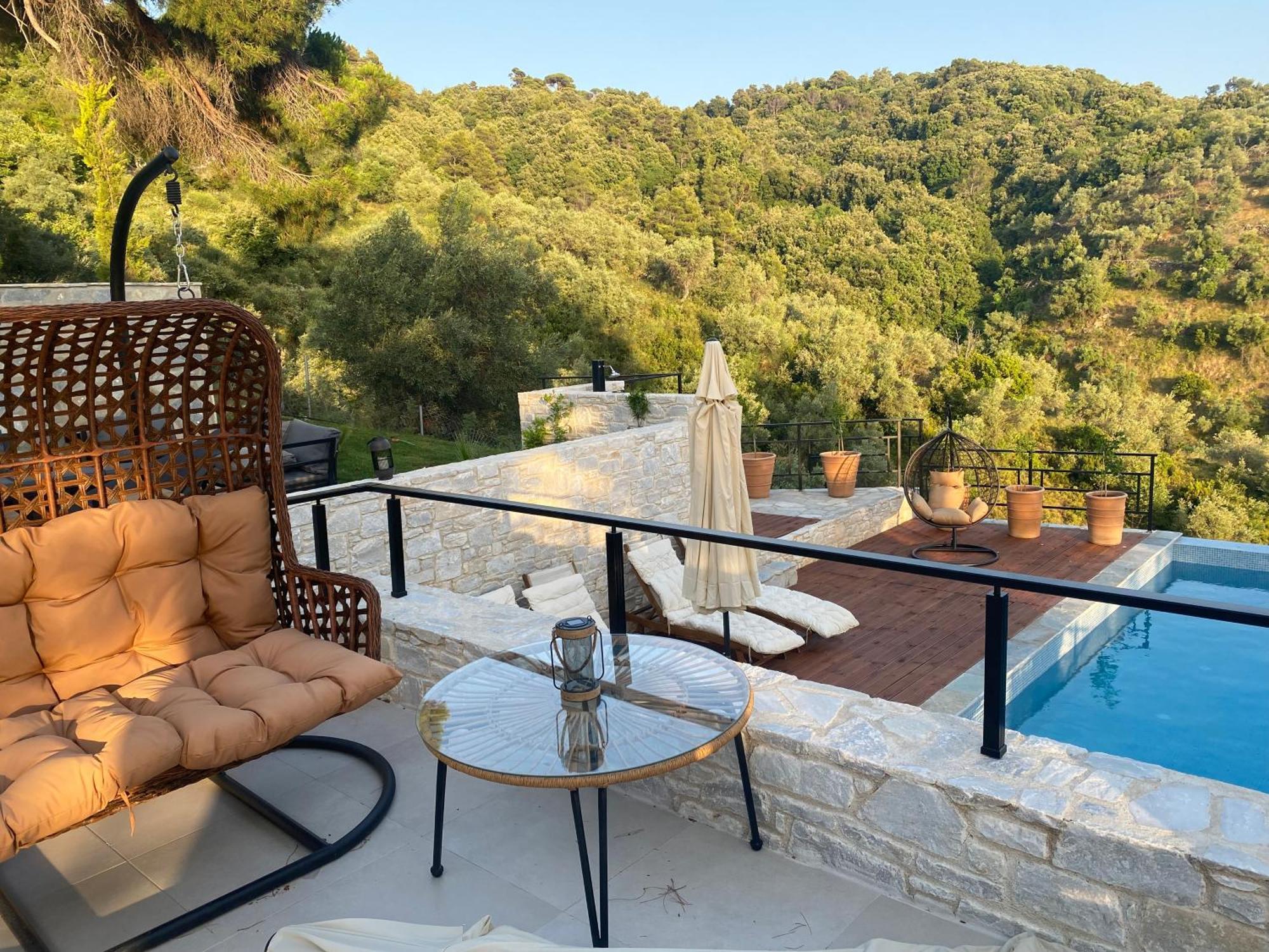 Allure Luxury Villas 3&4 Serenity Retreat Moni Evaggelistrias Exterior photo