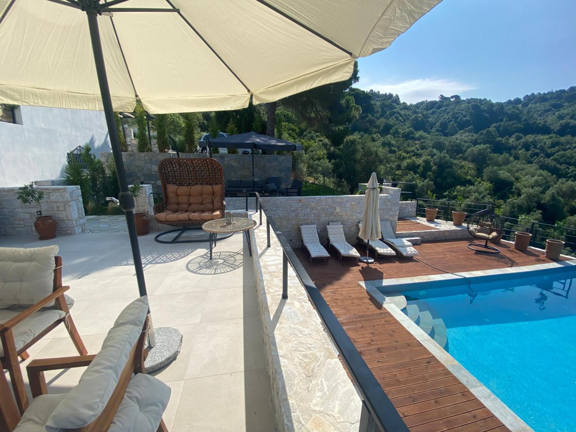 Allure Luxury Villas 3&4 Serenity Retreat Moni Evaggelistrias Exterior photo