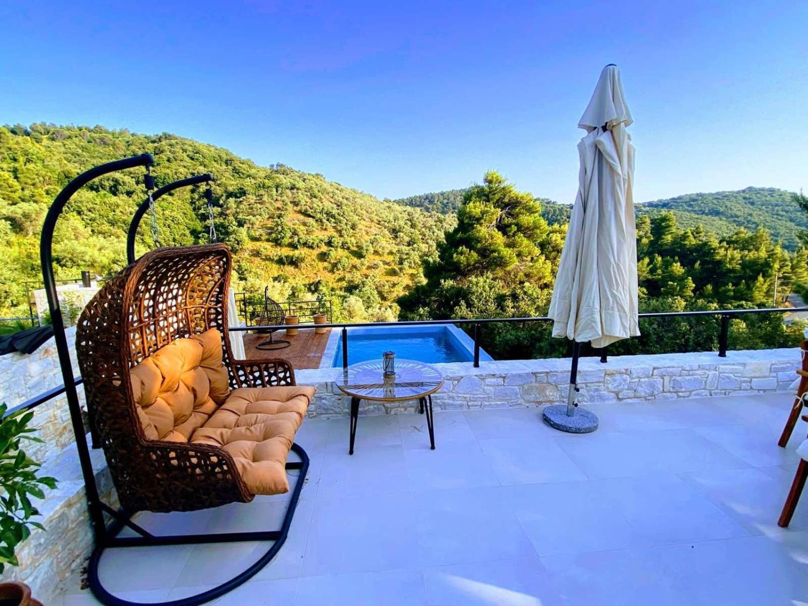 Allure Luxury Villas 3&4 Serenity Retreat Moni Evaggelistrias Exterior photo